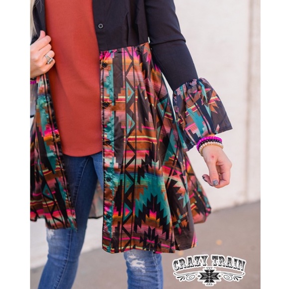 Crazy Train Western Duster Dress - Picture 3 of 9